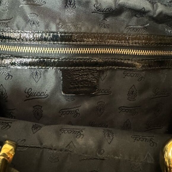 Gucci Suede Medium Aviatrix Handle Bag - Picture 14 of 14